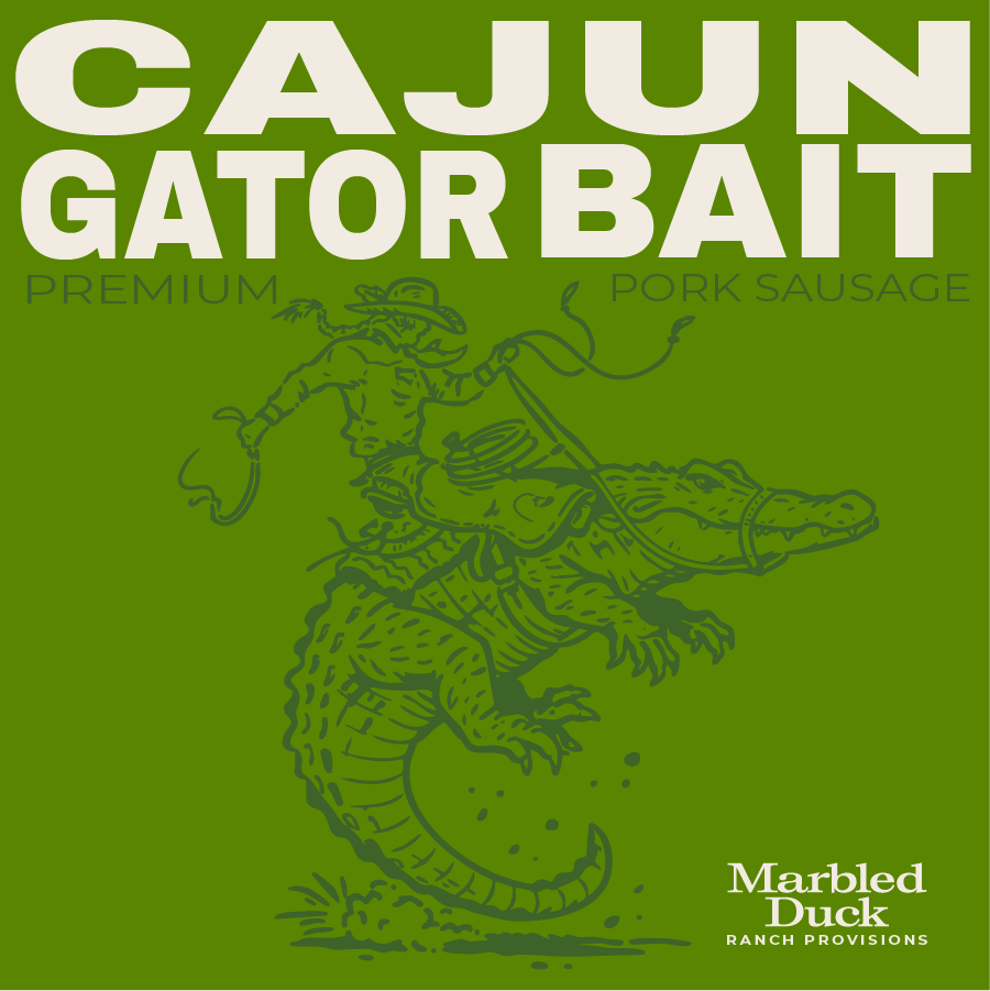 Cajun Gator Bait Stuffed Sausage